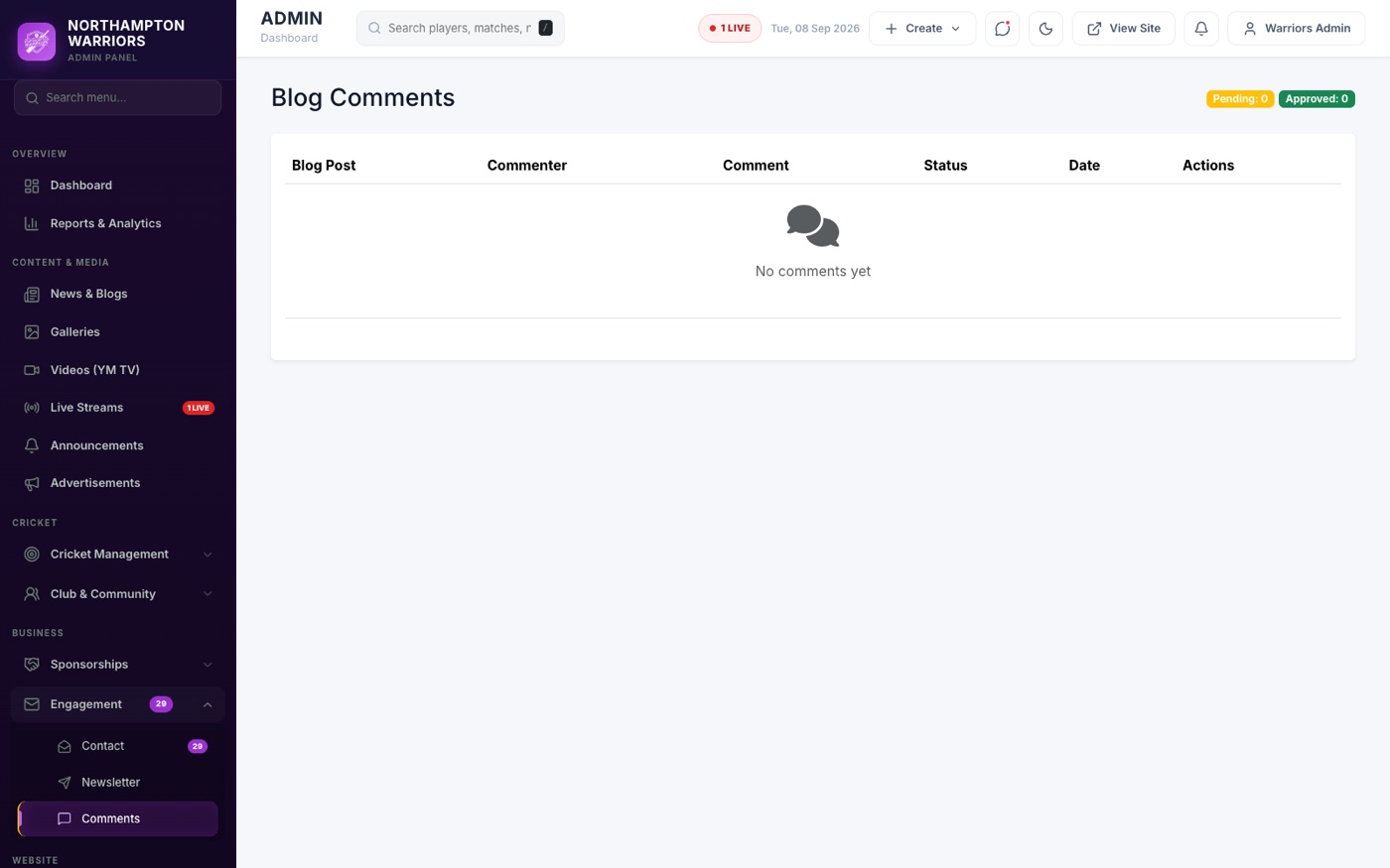 The list screen — everything you already have