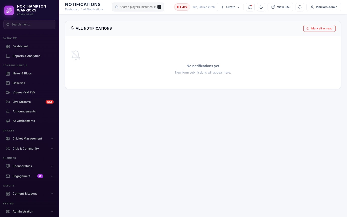 The list screen — everything you already have