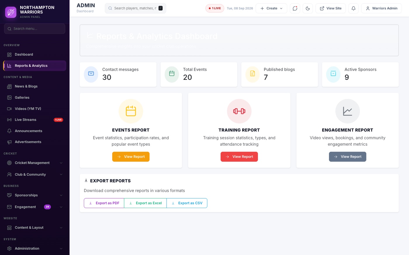 The list screen — everything you already have