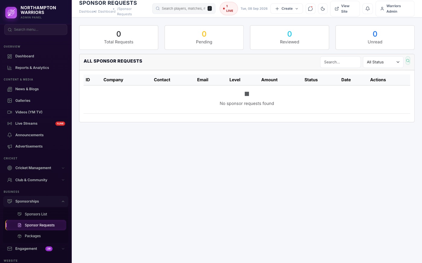The list screen — everything you already have