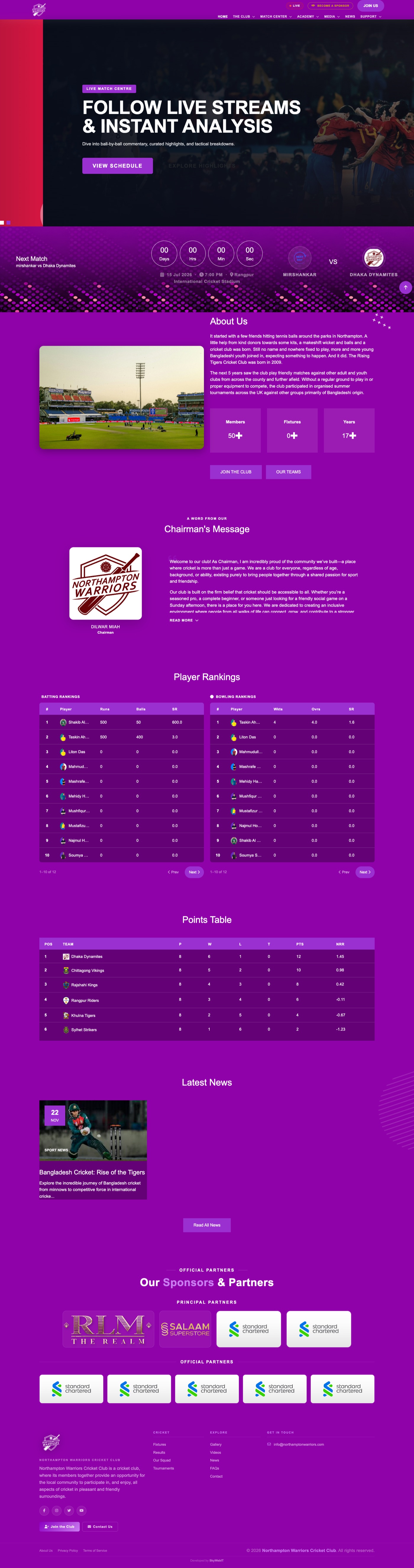 The whole home page with the slider switched on, for comparison.